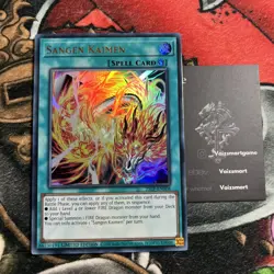 YuGiOh Sangen Kaimen 25LP Ultra Rare WCS 2025 Limited Pack Exclusive - Image 1