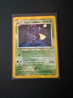 Light Ledian #24 Pokemon Card Neo Destiny - Lightly Played / Near Mint Condition - Image 1