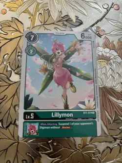 Digimon Card Game Lillymon BT1-079 Tamer Party Vol. 2 Alt Art - Image 1