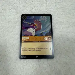 Disney Lorcana Orville Ace Pilot Storyborn Ally Card #13 Foil Fresh Pull - Image 1