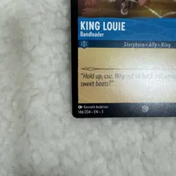 Disney Lorcana King Louie 146/204 Bandleader Storyborn Ally King Trading Card - Image 5