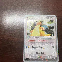 Pokemon Dragonite EX 90/97 Collectible Card Rare - A Must for Any Collection - Image 1