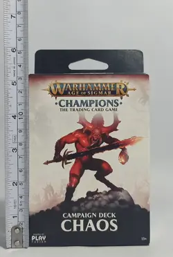 WARHAMMER AOS CHAMPIONS THE TRADING CARD GAME CHAOS CAMPAIGN DECK SEALED - Image 2