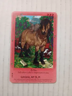 Bella Sara TCG Echo 12/55 2007 Ancient Lights Common Horse Trading Card - Image 1