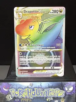 Pokemon Card Dragonite VSTAR 081/078 Secret Rare Pokemon GO Near Mint - Image 1
