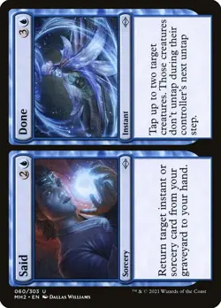 Said Done Modern Horizon 2 Magic MTG Sorcery CARD 1x (060/303) - Image 1