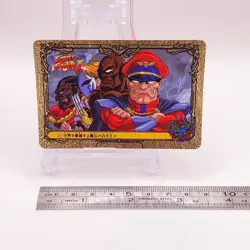 M. Bison Street Fighter II Carddass Bandai Capcom TCG Card Japan No41 C49 #2 - Image 2
