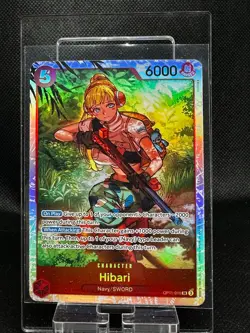 Hibari OP11-010 SR A Fist of Divine Speed One Piece card game Japanese - Image 1