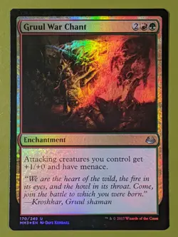FOIL Gruul War Chant x1 Modern Masters 2017 1x Magic the Gathering MTG - Image 1