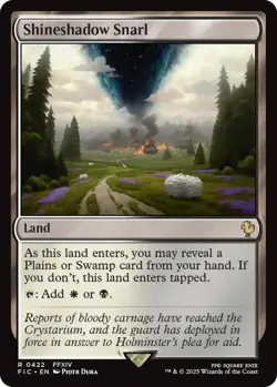 Shineshadow Snarl 0422 MTG Commander FINAL FANTASY Rare NP - Image 1