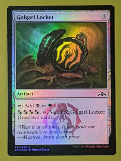 FOIL Golgari Locket x1 Guilds of Ravnica 1x Magic the Gathering MTG - Image 1