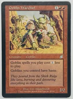 MTG Goblin Warchief Scourge Regular - Image 1