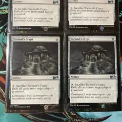 MTG M15 Tormod's Crypt X4 MINT NEVER PLAYED - Image 3