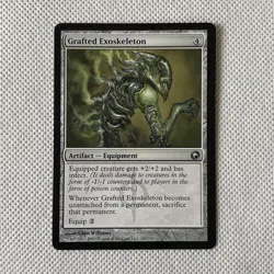 MTG [Grafted Exoskeleton] Scars of Mirrodin 162/249 Reg Uncommon NM+ *Free Ship* - Image 1