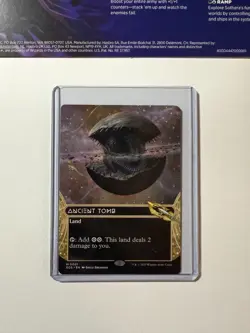 Magic The Gathering MTG Ancient Tomb 0001 Borderless Non-Foil Stellar Sights - Image 1