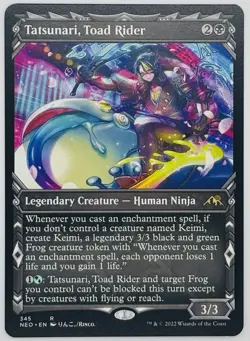 MTG Tatsunari, Toad Rider (Showcase) Kamigawa: Neon Dynasty Regular - Image 1
