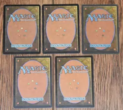 MTG 5 Red Rare Obstinate Familiar, Invader Parasite, Tempest Efreet, Thundermare - Image 3