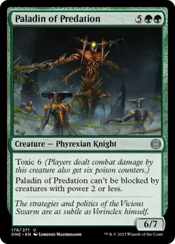 NM Foil Paladin of Predation, MTG, Phyrexia: One, Magic the Gathering, 178 - Image 1
