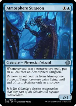 NM Foil Atmosphere Surgeon, MTG, Phyrexia: One, Magic the Gathering, 41 - Image 1