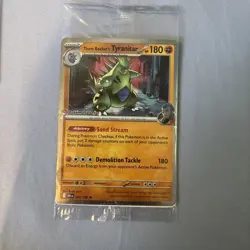 Pokemon TCG Team Rockets Tyranitar Pokemon Center Promo SEALED NM - Image 1