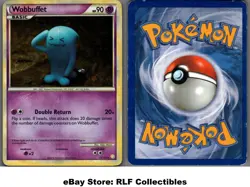 2010 Pokemon, Heartgold & Soulsilver, #13/123 Wobbuffet, Holo Rare - Image 1