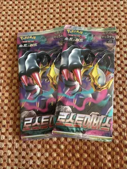 2 Packs Pokemon Lost Abyss s11 Factory SEALED Korean Booster Pack Lost Origin - Image 1