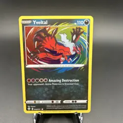 Yveltal 046/072 Pokemon TCG Shining Fates Holo AMAZING RARE (Near Mint) NM 2 - Image 1