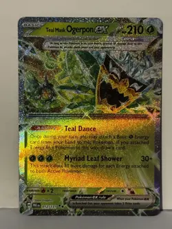 Teal Mask Ogerpon ex - 012/131 SV: Prismatic Evolutions NM Pokemon Fast Shipping - Image 1