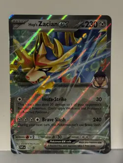 Hop's Zacian ex - SVP193 SV: Scarlet & Violet Promo Cards NM Pokemon - Image 1