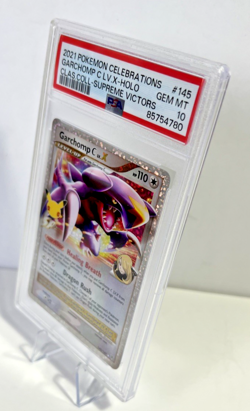 2021 POKEMON CELEBRATIONS CLASSIC COLLECTION 145 GARCHOMP C LV.X-HOLO PSA 10 - Image 2