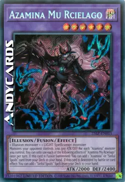 AZAMINA MU RCIELAGO • Segreta Emblema • 25LP EN011 • Lim • Yugioh! • ANDYCARDS - Image 1