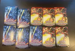 YuGiOh Egyptian God Decks Obelisk & Slifer 1st Ed. 10 Decks (5 each) - Image 1