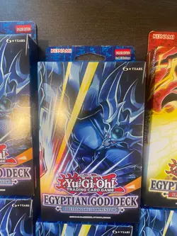 YuGiOh Egyptian God Decks Obelisk & Slifer 1st Ed. 10 Decks (5 each) - Image 2