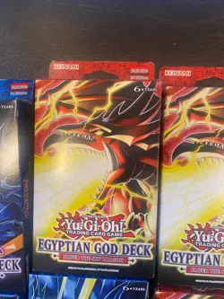 YuGiOh Egyptian God Decks Obelisk & Slifer 1st Ed. 10 Decks (5 each) - Image 3