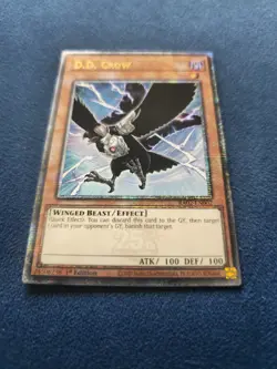 Yugioh D.D. Crow RA02-EN002 Quarter Century Rare 1st Ed NM - Image 2