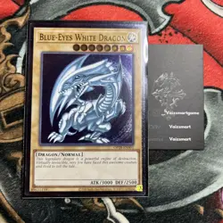 YuGiOh Blue-Eyes White Dragon OP28-EN001 Ultimate Rare OTS Pack 28 NM - Image 1