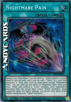 NIGHTMARE PAIN • (Dolore Incubo) • Segreta • 25LP EN005 • Lim • Yugioh ANDYCARDS - Image 1