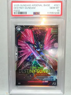 Arsenal Base Destiny Gundam Trading Card PSA 10 Graded Gem ARS BGS Cards - Image 1