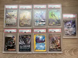 9 Pokemon Graded Card Lot All Psa 9 - Image 1