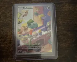 Pokemon TCG Bulbasaur Card 143/142 Stellar Crown Illustration, Rare - Image 1