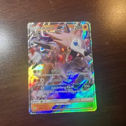 Pokemon TCG Lycanroc GX SM Black Star Promo SM14 Promo Rare Card - Must Have - Image 1