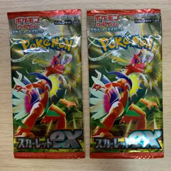 2 Set Scarlet EX SV1S Pokemon Card Booster Pack Japanese Sealed - Image 1