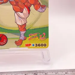 Sagat Street Fighter II Carddass Bandai Capcom TCG Card Japan No91 C49 - Image 5