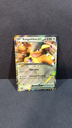 Pokemon Scarlet & Violet Black Star Promo #55 Kangaskhan ex Rare Holo Card NM - Image 1