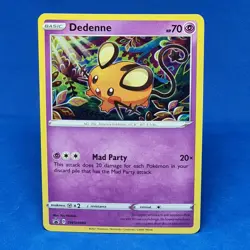 Dedenne Black Star Promo SWSH080 Pokemon Card 2021 Tcg Ccg - Image 1