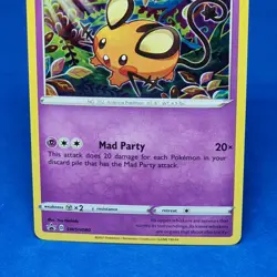 Dedenne Black Star Promo SWSH080 Pokemon Card 2021 Tcg Ccg - Image 4