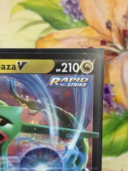 Rayquaza V - 100/159 Swsh07: Crown Zenith Holo Rare V Pokemon Card TCG LP/NM - Image 4