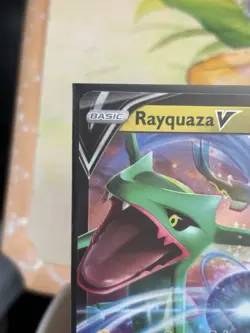 Rayquaza V - 100/159 Swsh07: Crown Zenith Holo Rare V Pokemon Card TCG LP/NM - Image 5