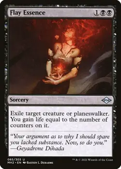 Flay Essence Modern Horizons 2 Magic MTG Sorcery CARD 1x (085/303) - Image 1