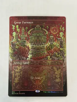 MTG Secret Lair #303 Great Furnace Borderless Foil - Image 1